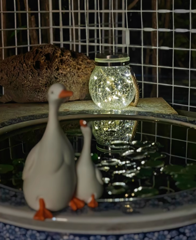 נתקלים בלילה פואטי! אור קטן באווירה מאיר פינה מיקרו רומנטית